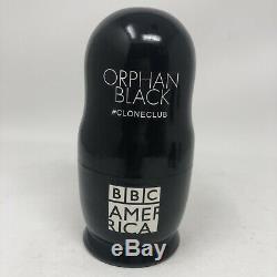 Black Orphan Russian Nesting dolls BBC America promo Rare Wood Collectible