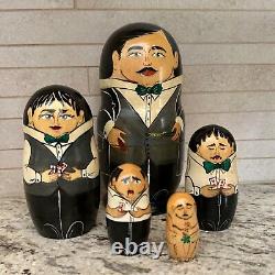 Casino Man. Matryoshka, Russian nesting dolls. Discontinued. RARE find