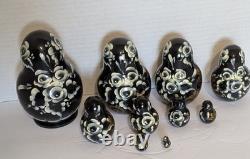 Ceprueb Nocag Russian Nesting Dolls Set Of 10 Hand Signed 5