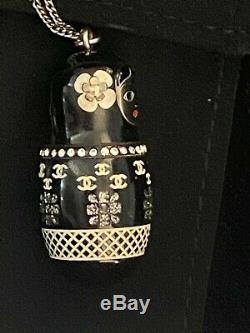 Chanel Matryoshka Doll Necklace Pendant Russian Nesting Rare Collectible