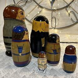 Chicago Cubs MLB Russian Nesting Dolls Cooperstown Collection 8 6 Pce