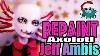 Christmas Special Doll Repaint Jeff Ambis Axolotl Punk Goth Ooak Monster High Custom
