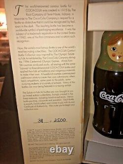 Coca-cola Russian Nesting Dolls (5-in-1) Bottles Contour Collection Folk Art
