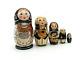 Collectible Art Nesting Doll, Old Style Traditional Matrioshka, Ethnic Gift