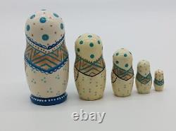 Collectible Art Nesting doll, Old style traditional matrioshka, babushka gift