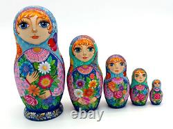 Collectible Art Nesting doll, Unique matrioshka, Fine Art gift, Museum matreshka