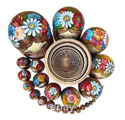 Collectible doll Ukrainian Girls in National Outfit Big Size Nesting Doll 20pcs