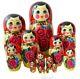 Dolls Russian Emboitables Matryoshka Painted At Hand/ 15 Pièces