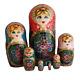 Dolls Russian Nesting Doll Matryoshka Painted At Hand By Nikolaeva Russia