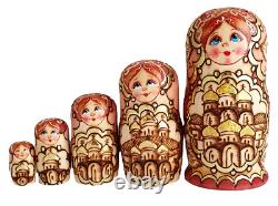 Dolls Russian Nesting Dolls Nest Matryoshka Painted By Vasilieva