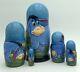 Eeyore Winnie-the-pooh Inspired Matryoshka, Russian Nesting Dolls, Handmade