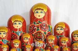 Exclusive 48 Pc Russian Nesting Doll Matreshka 24 Tall