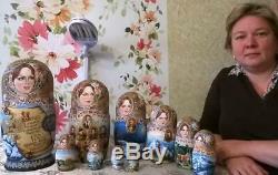 Exclusive 7 in 1 Russia Russian nesting dolls Matryoshka ABBA