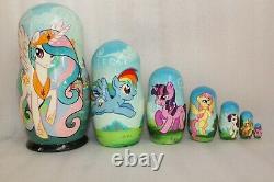 Exclusive 7 in 1 Russian Nesting Dolls My Little Pony Friendship Is Magic
