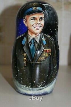 Exclusive 7 in 1 Russian Nesting Dolls USSR Space Yuri Gagarin
