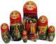 Exclusive 7pcs Russian Nesting Doll Tale Of Tsar Sultan By L Semenova