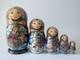 Fairy Tale Emelya. Nesting Doll / Matryoshka Set Of 5