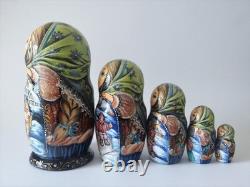 Fairy tale Emelya. Nesting Doll / Matryoshka Set of 5