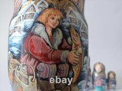 Fairy tale Emelya. Nesting Doll / Matryoshka Set of 5