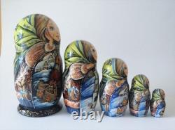 Fairy tale Emelya. Nesting Doll / Matryoshka Set of 5