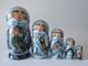 Fairy Tale Snow Maiden. Nesting Doll / Matryoshka Set Of 5