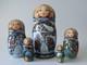 Fairy Tale Snow Maiden. Nesting Doll / Matryoshka Set Of 5