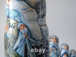 Fairy tale Snow Maiden. Nesting Doll / Matryoshka Set of 5