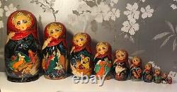 Genuine Russian doll set of 10. New 10 Matryoshka