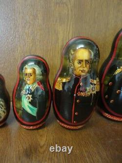 Good Quality 8 Piece Russian Tsar Dolls 1701 1917 / Romanov