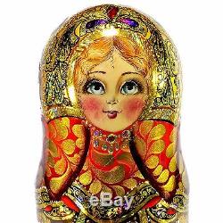 Gorgeous Author's Russian Matryoshka Exclusive Best Quality Nesting Dolls 7pcs