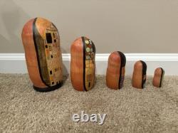 Gustav Klimt Russian Nesting Dolls One Of One