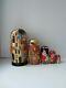 Gustav Klimt Inspired Matryoshka, Babushka, Russian Nesting Dolls