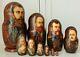 Hand-painted Romanov Dynasty Monarchy Russian Nesting Dolls Matryoshka Tsars