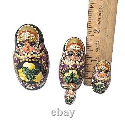 Hand Painted Russian 10 Piece Nesting Doll