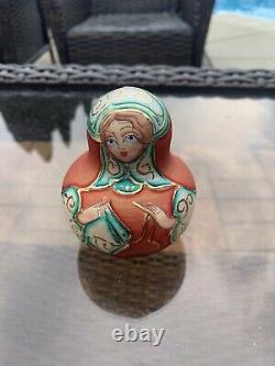 Hand Painted Russian Nesting Doll 10 Pcs. (Great Condition!)