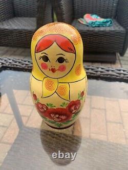 Hand Painted Russian Nesting Dolls 11 pcs. (Great Condition!)