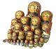 Incredible 30 Pieces Nesting Doll (matrioshka, Matryoshka) Fairy-tales- Signed