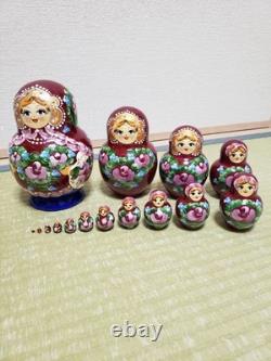 Japan Matryoshka Dolls Set of 15 Russian Nesting Dolls Collectible Decorative