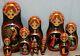 Large Russian Matryoshka Hand Painted Nesting Dolls Set Of 12 Russian Fairy Tale