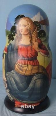 Large Russian Nesting Dolls a Piece of Art