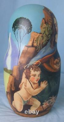 Large Russian Nesting Dolls a Piece of Art