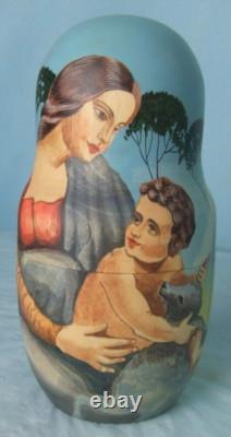 Large Russian Nesting Dolls a Piece of Art