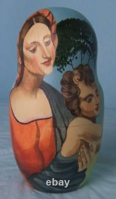 Large Russian Nesting Dolls a Piece of Art