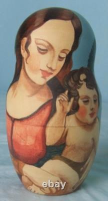 Large Russian Nesting Dolls a Piece of Art