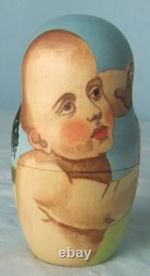 Large Russian Nesting Dolls a Piece of Art