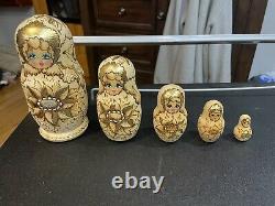 Lot of 12 Sets Of Russian Nesting Dolls