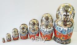 MATRESHKA RUSSIAN DOLL Matryoshka Nesting PUTIN RUSSIA RARE