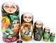 Matryoshka Russian 5 Nesting Dolls Stone Flower Mistress Of Copper Mountain Gift