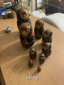 Magic Russian Fairy Tales Fine Art Matryoshka Nesting Doll, 10 total