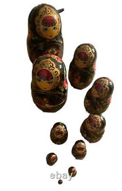 Magic Russian Fairy Tales Fine Art Matryoshka Nesting Doll, 10 total